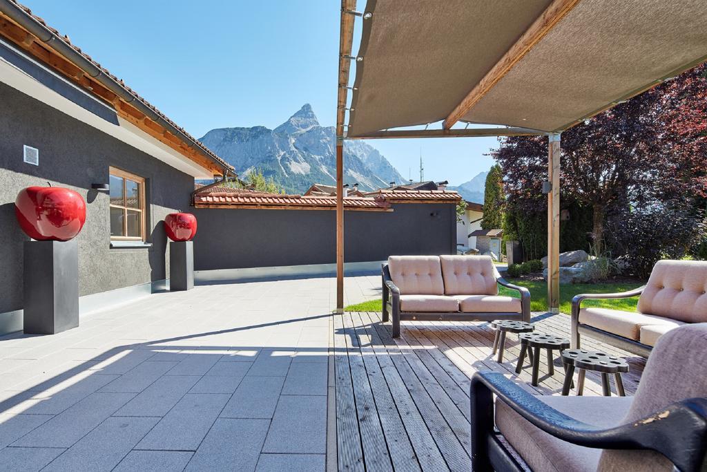 Der Gruene Baum Mountain Boutique Hotel Ehrwald Exteriér fotografie